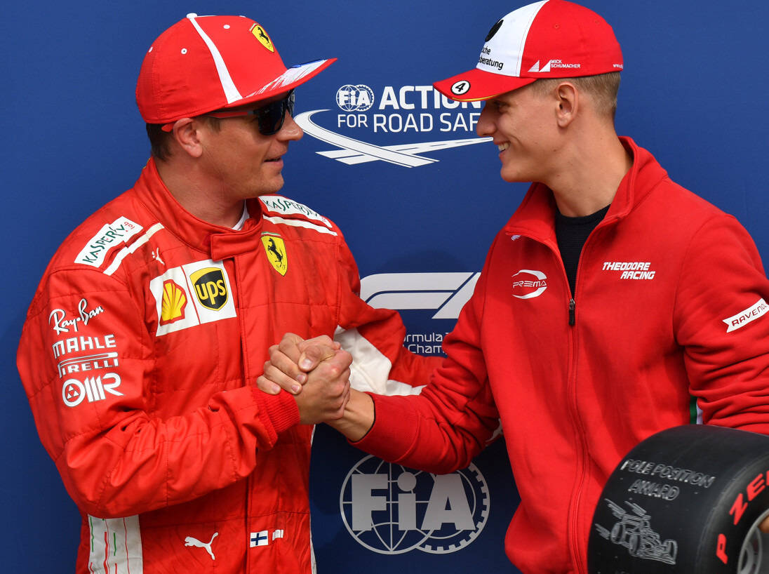 Foto zur News: Kimi Räikkönen: Mick Schumacher ist "eine Kopie seines Vaters"