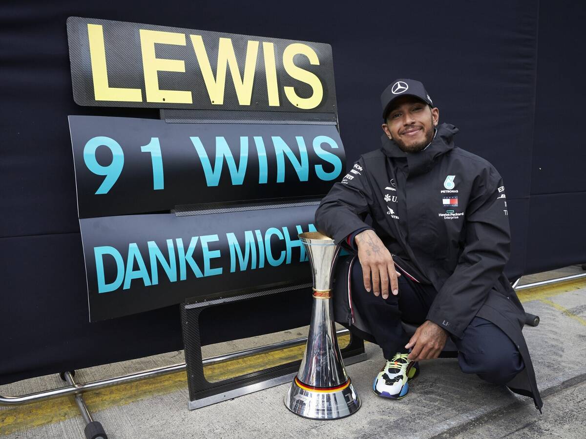 Foto zur News: Lewis Hamilton nach 91 Siegen: "Der erste Sieg war der schönste"