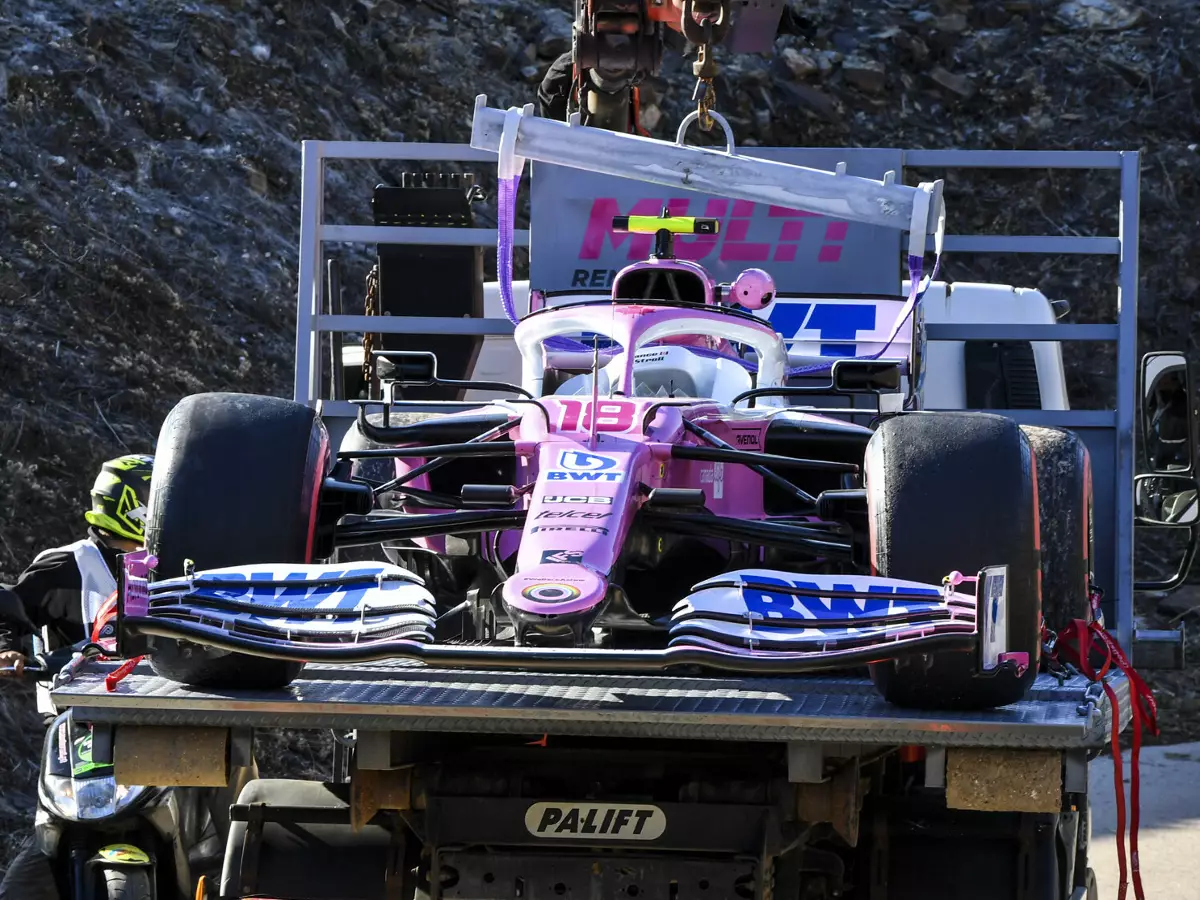 Foto zur News: Stroll verzeiht Verstappen nach Kollision: "Haben das geklärt"