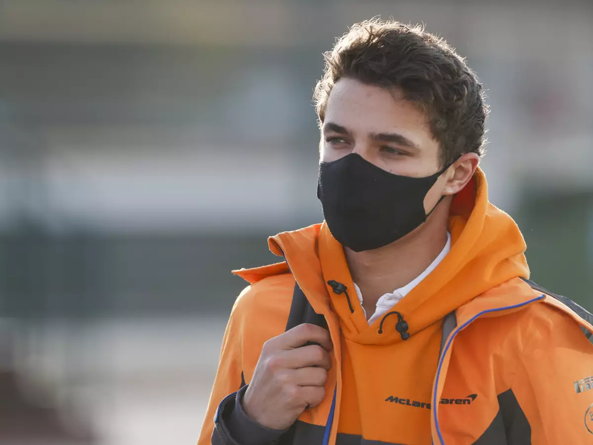 Foto zur News: Noch im Auto: Lando Norris entschuldigt sich für Schimpfworte gegen Stroll