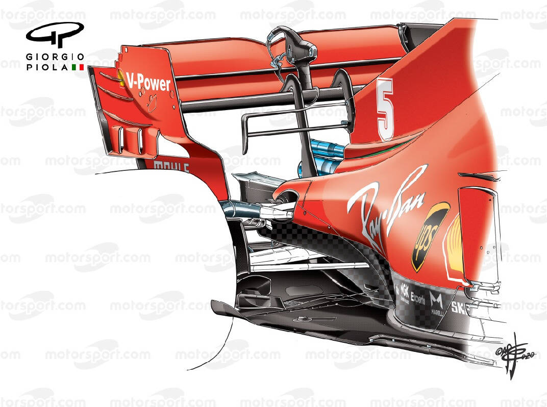 Foto zur News: Formel-1-Technik: Wie Ferraris Fortschritt von einer alten Idee unterstützt wurde