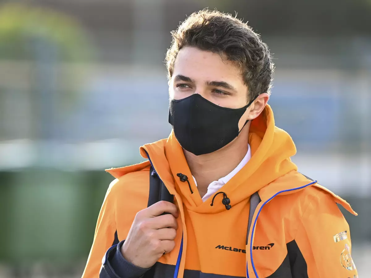 Lando Norris Foto zur News: Norris entschuldigt sich bei Stroll und Hamilton: "Bin nicht so einer"