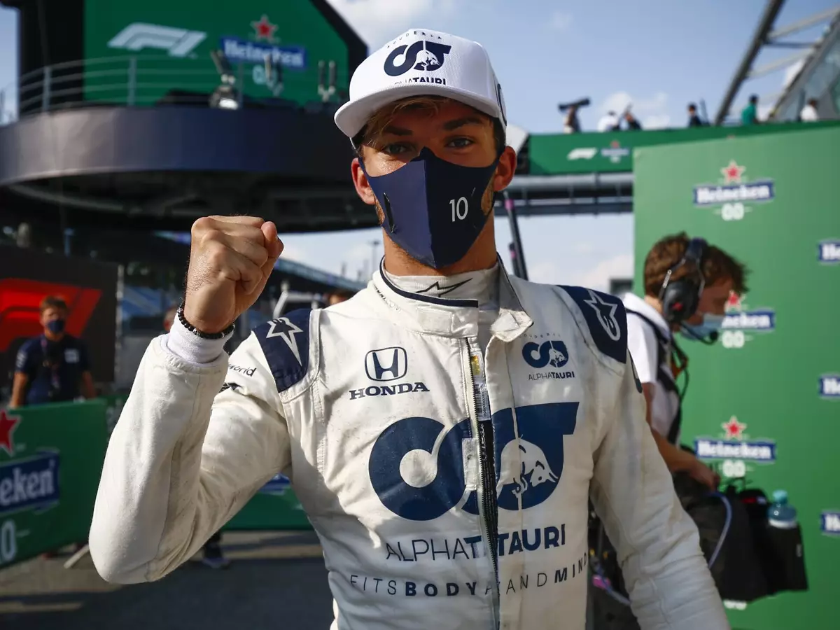 Pierre Gasly Foto zur News: Pierre Gasly bleibt für die Formel-1-Saison 2021 bei AlphaTauri