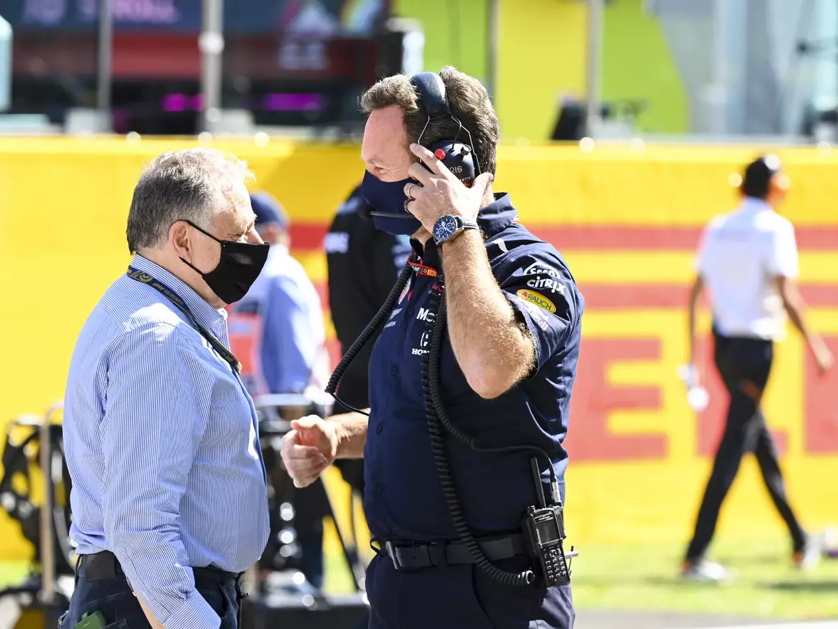Jean Todt, Christian Horner Foto zur News: Jean Todt über Red-Bull-Forderung: "Werde mich nicht erpressen lassen"