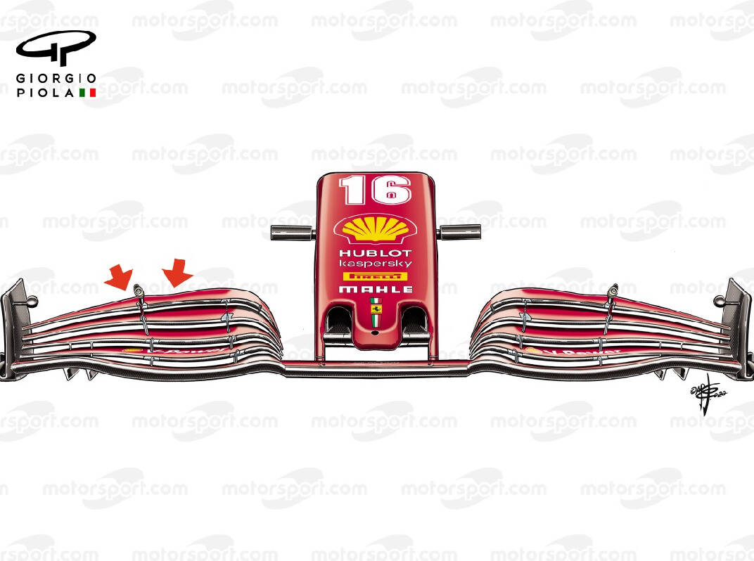 Foto zur News: Formel-1-Technik: Die Ferrari-Updates aus Imola unter der Lupe