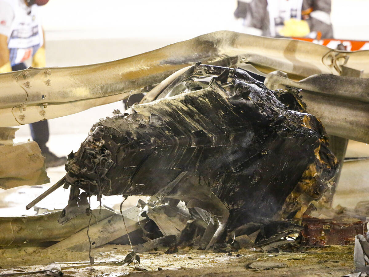 Foto zur News: Grosjean-Crash: Keine Hinweise auf Explosion der ERS-Batterie