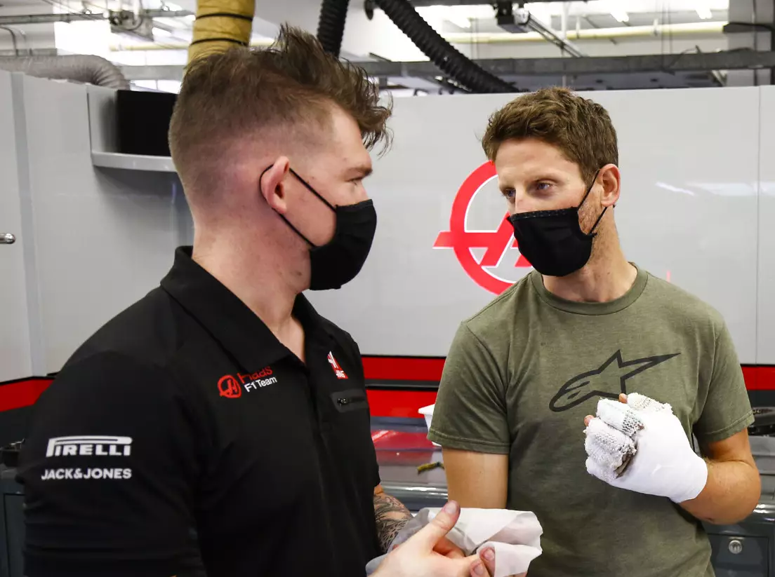 Romain Grosjean Foto zur News: Romain Grosjean: Psychologin war gleich am Dienstag bei ihm