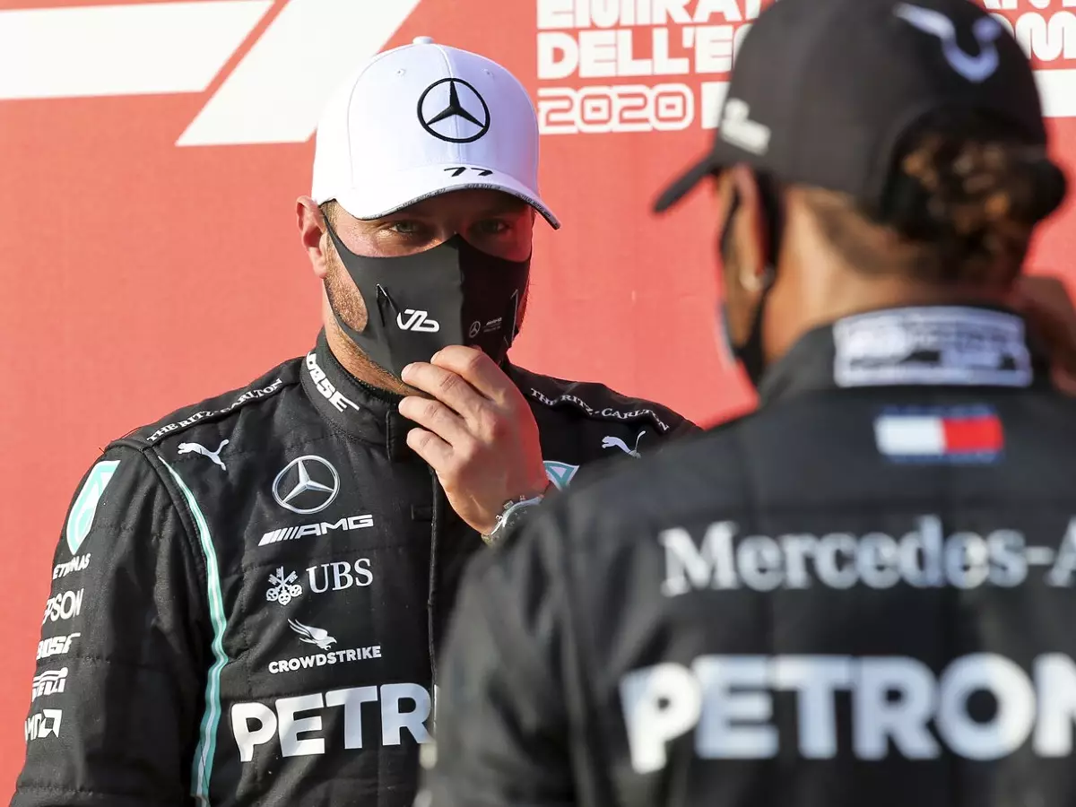 Valtteri Bottas, Lewis Hamilton Foto zur News: Bottas wieder WM-Zweiter: "Kann nicht so zufriedenstellend sein"