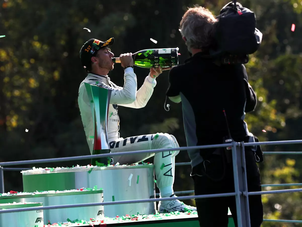 Foto zur News: Pierre Gasly erinnert sich an "jede Sekunde" seines Überraschungssieges