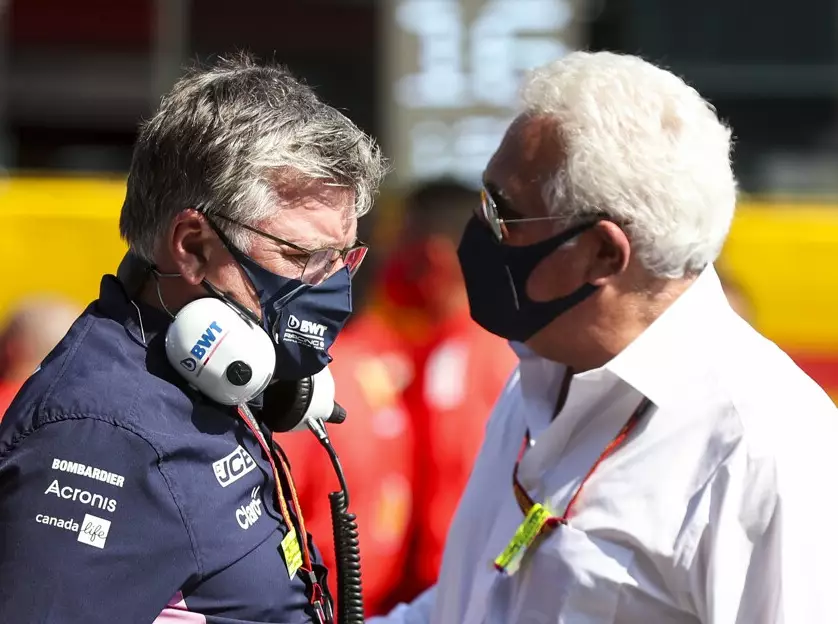 Otmar Szafnauer Foto zur News: Aston Martin: Stroll träumt 2021 von Siegen für Sebastian Vettel und Co.