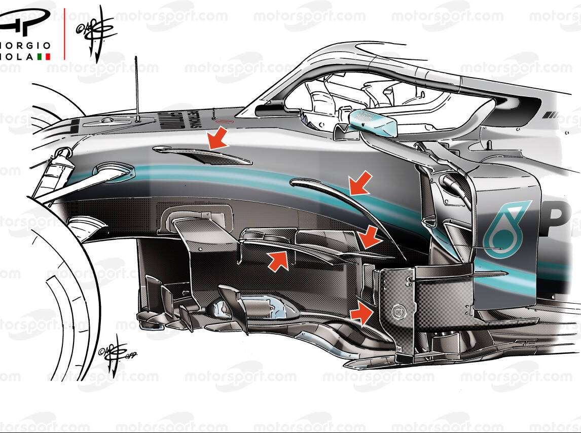 Foto zur News: Formel-1-Technik: Wie Mercedes die jüngsten Regeländerungen meisterte