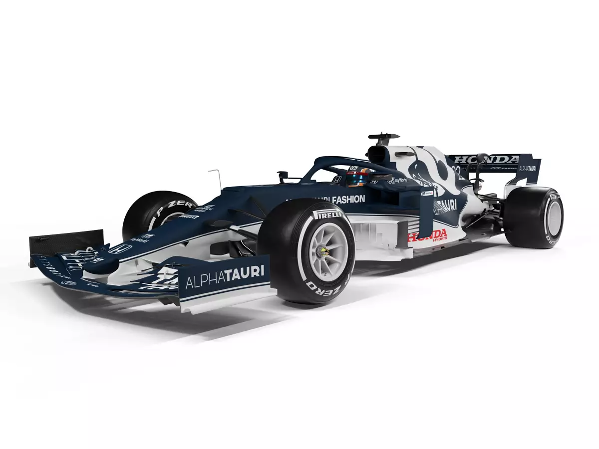 AlphaTauri AT02 Foto zur News: AlphaTauri stellt bei F1-Launch in Salzburg neues Auto AT02 vor