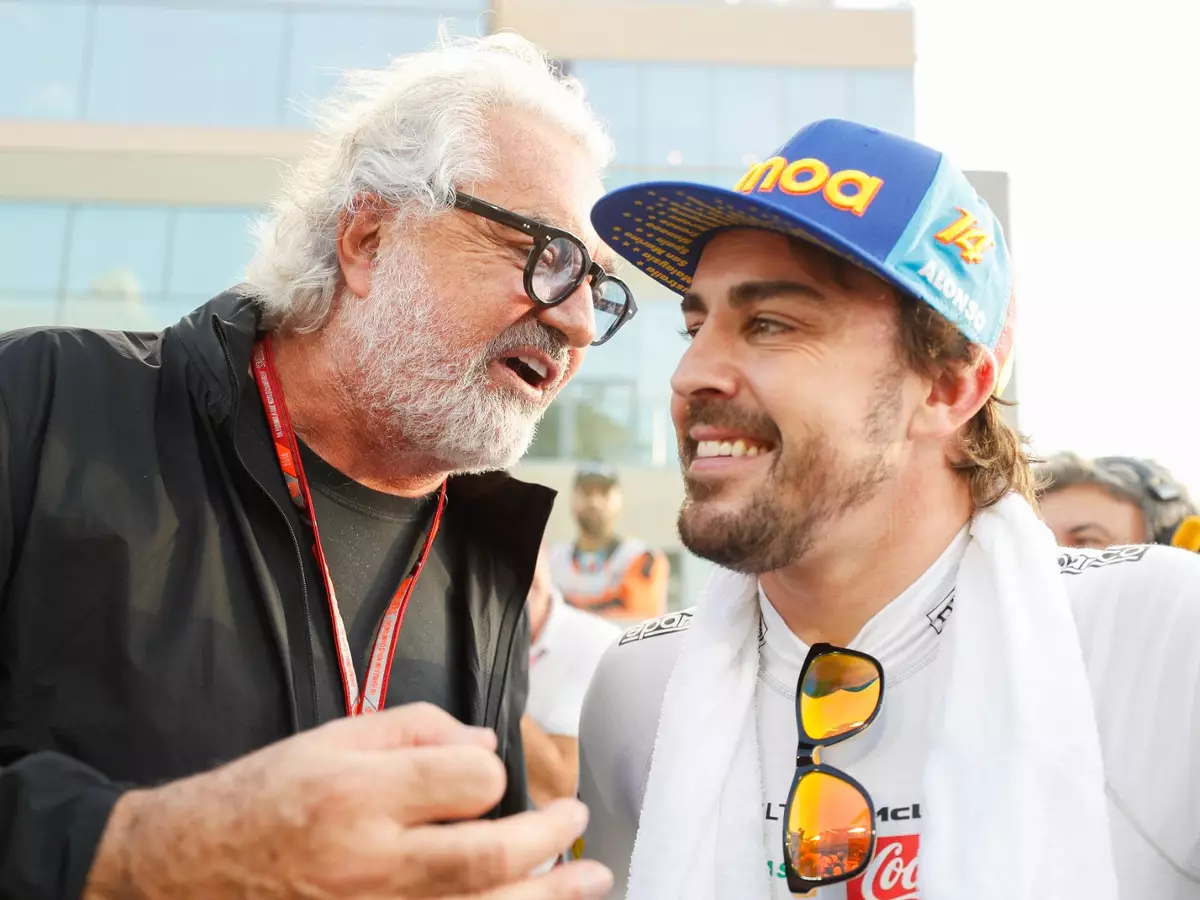 Fernando Alonso, Flavio Briatore Foto zur News: Briatore an Alonso: "Wenn du nicht aufhörst, sperre ich dich in die Garage"