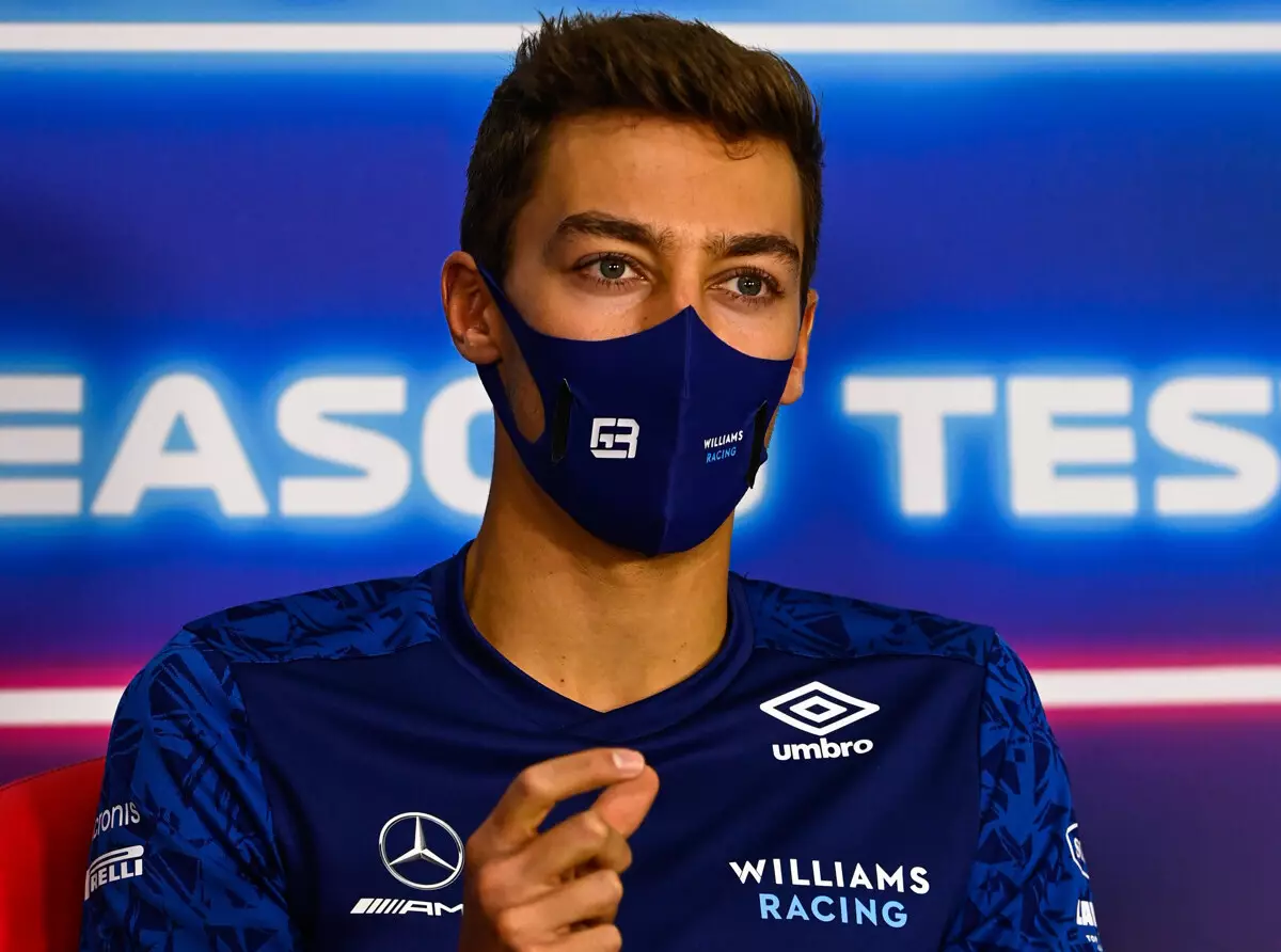 George Russell Foto zur News: George Russell: 2021 keine Chance als Mercedes-Ersatzfahrer?
