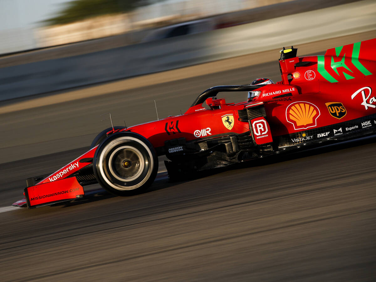 Foto zur News: Ferrari-Sponsor erklärt: Darum ist das grüne Logo auf dem SF21