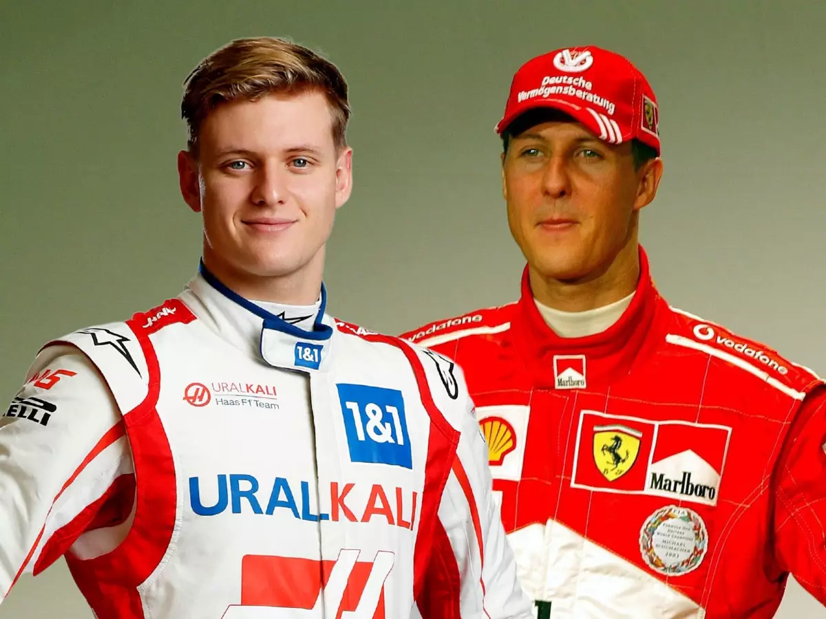 Mick und Michael Schumacher (Fotomontage) Foto zur News: Gerhard Berger: "Michael wäre heute in der Formel 1 mittendrin"