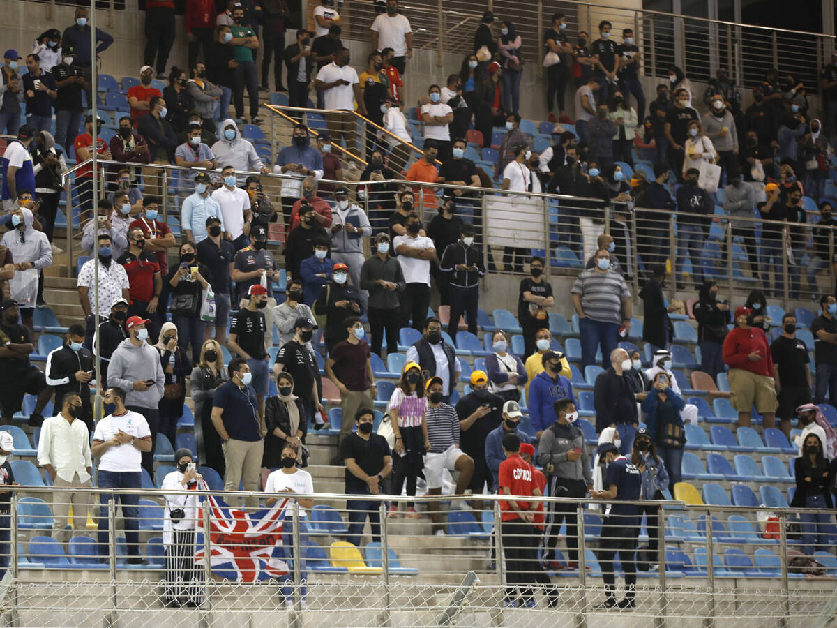 Foto zur News: Geimpfte und Geheilte: 4.500 Fans beim Grand Prix von Bahrain