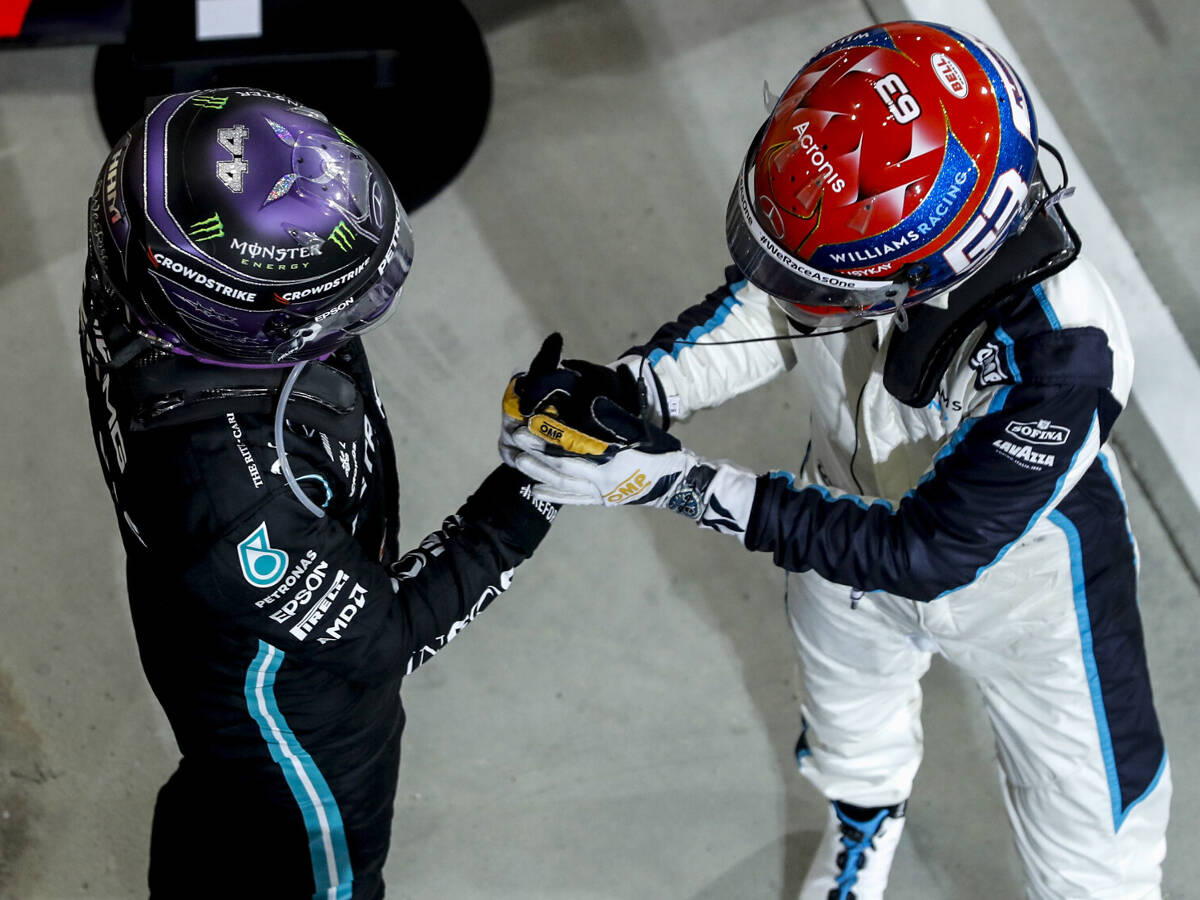Foto zur News: Doch kein Zoff zwischen Lewis Hamilton und George Russell