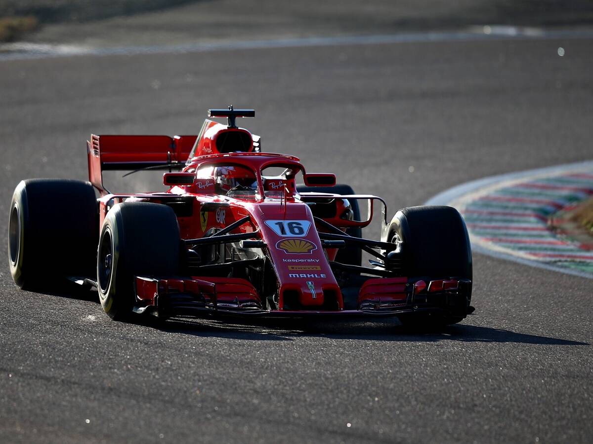 Foto zur News: Leclerc testet in Fiorano: Fast 400 Kilometer im Ferrari von 2018