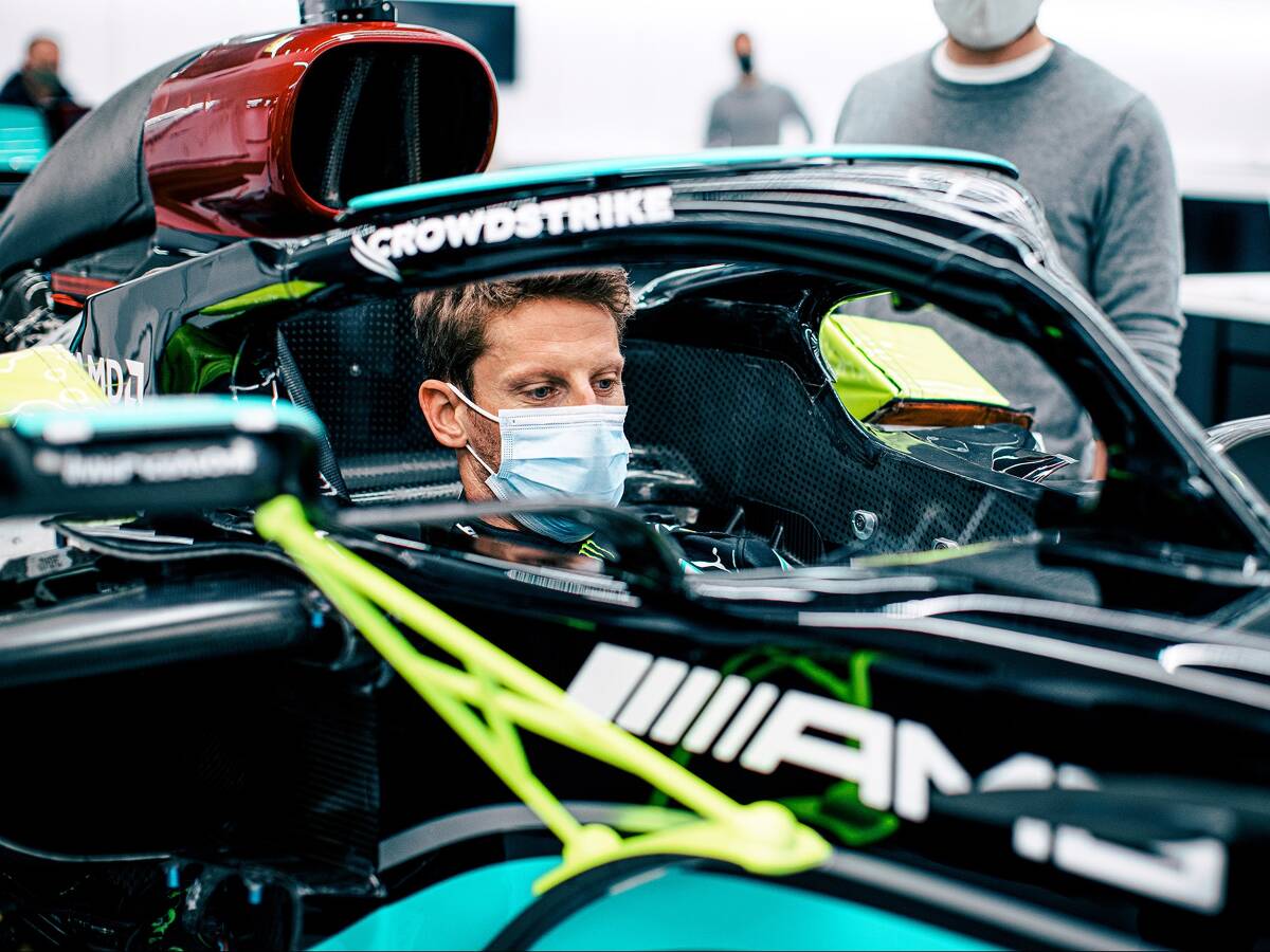 Foto zur News: Romain Grosjean: Mercedes-Test ist "die Kirsche auf der Sahnetorte"