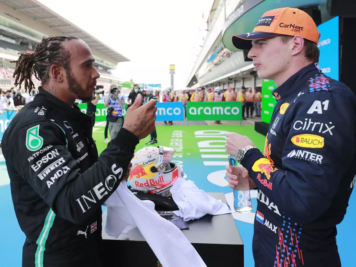 Lewis Hamilton, Max Verstappen Foto zur News: Christian Horner: "Lewis liebt diesen ganzen Mist!"
