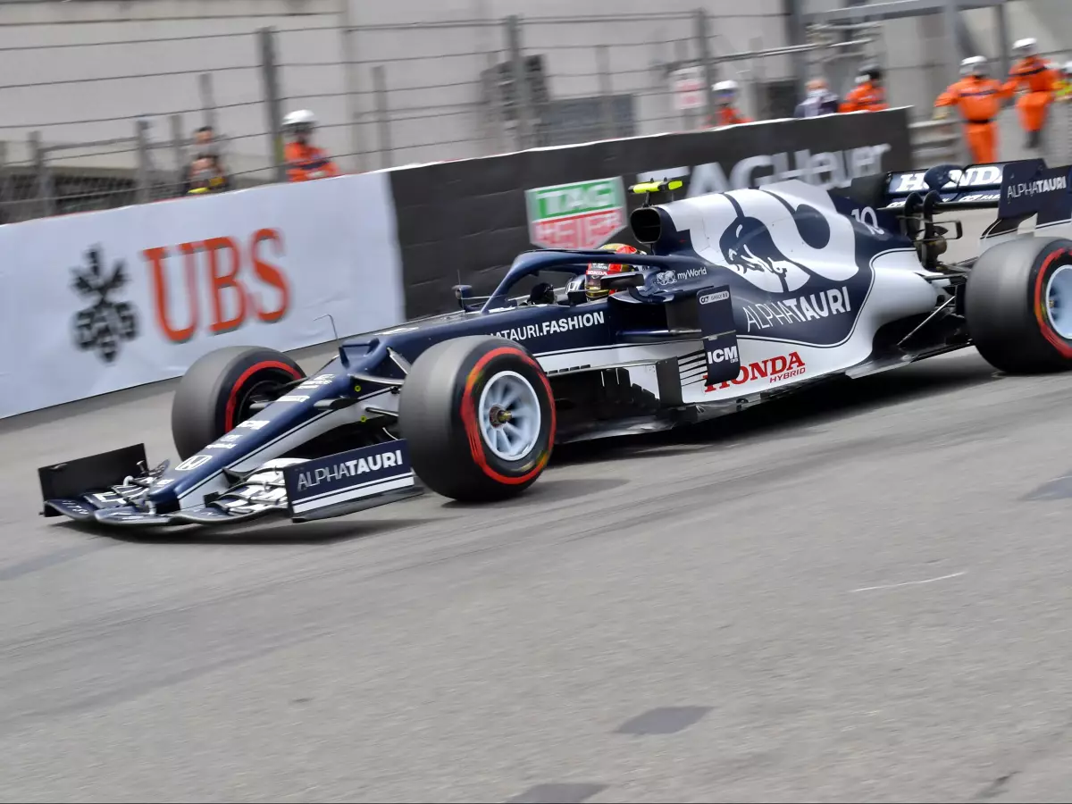 Foto zur News: Pierre Gasly nach P6 in Monaco: Und jetzt viele Punkte!