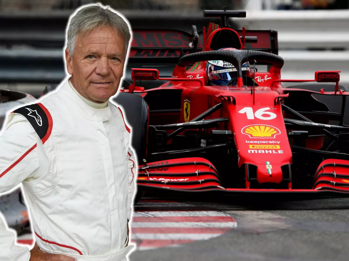 Fotomontage: Marc Surer und Charles Leclerc beim Grand Prix von Monaco 2021 Foto zur News: Marc Surer glaubt: Ist die Aufhängung Ferraris Erfolgsgeheimnis?