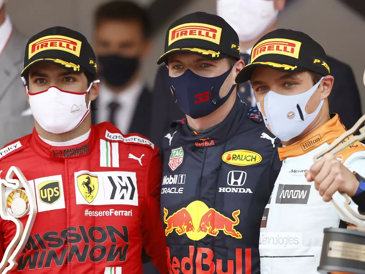Carlos Sainz, Max Verstappen, Lando Norris Foto zur News: Carlos Sainz: Eine der besten Formel-1-Fahrergenerationen aller Zeiten?
