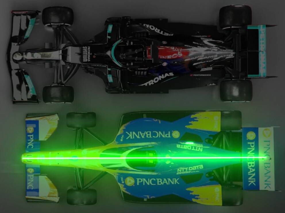 Foto zur News: Video: Formel 1 und IndyCar im Direktvergleich
