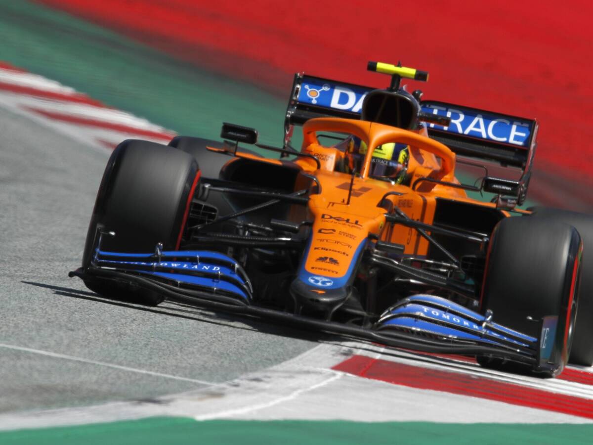 Foto zur News: Lando Norris auf P2 für McLaren: "Die Poleposition wäre zu viel verlangt"