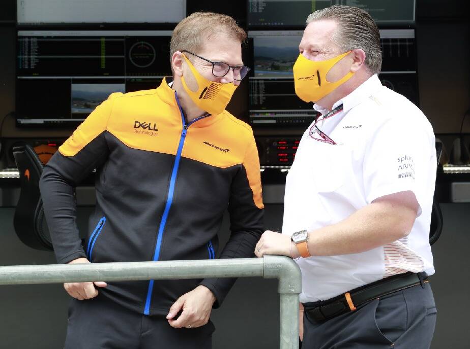 Foto zur News: McLaren bleibt trotz P3 bescheiden: "Wissen, was der Rückstand ist"