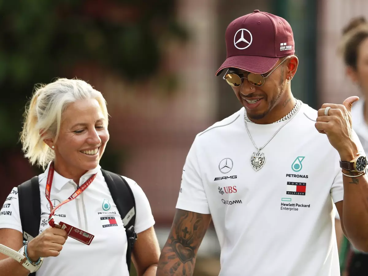 Foto zur News: Lewis Hamilton: Das war die Frau an seiner Seite