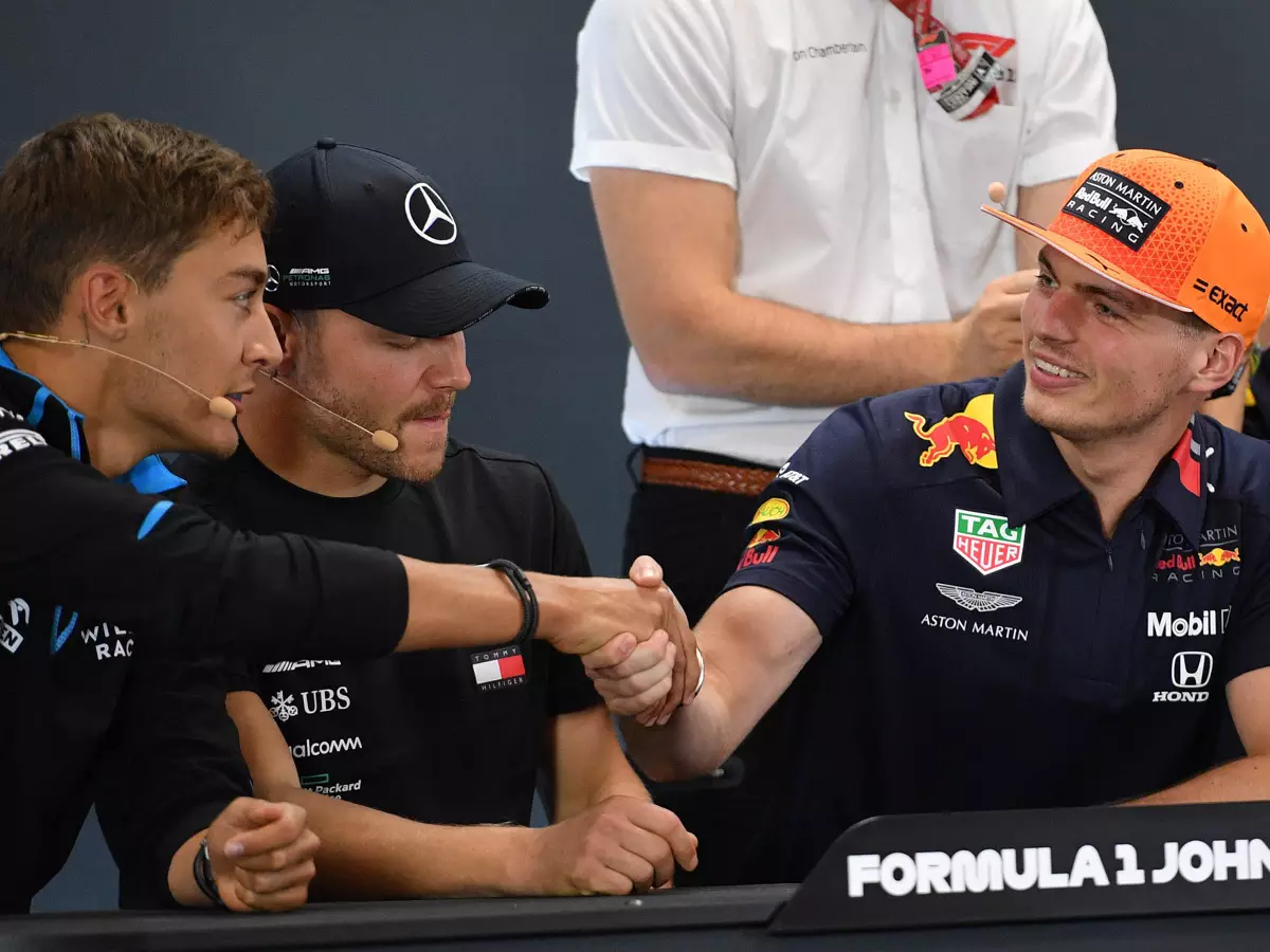 George Russell, Valtteri Bottas, Max Verstappen Foto zur News: George Russell ein Kandidat für Red Bull? Das sagt Helmut Marko!