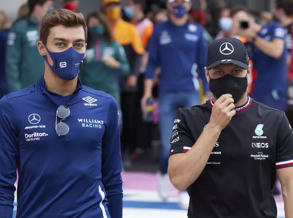George Russell, Valtteri Bottas Foto zur News: Bottas, de Vries, Hülkenberg: Die Kandidaten für Williams 2022