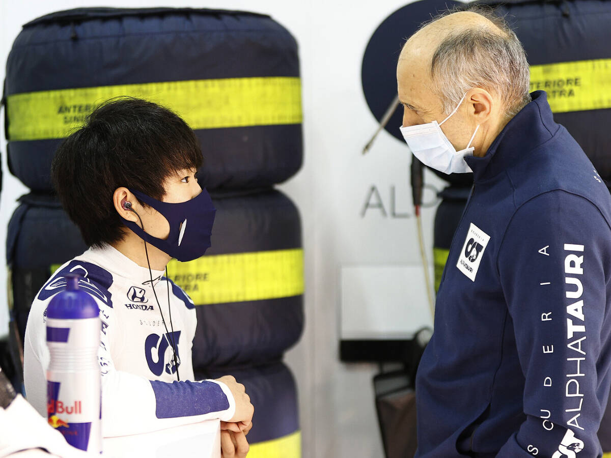 Foto zur News: Franz Tost will beide Fahrer behalten: "Keine Alternativen" zu Yuki Tsunoda