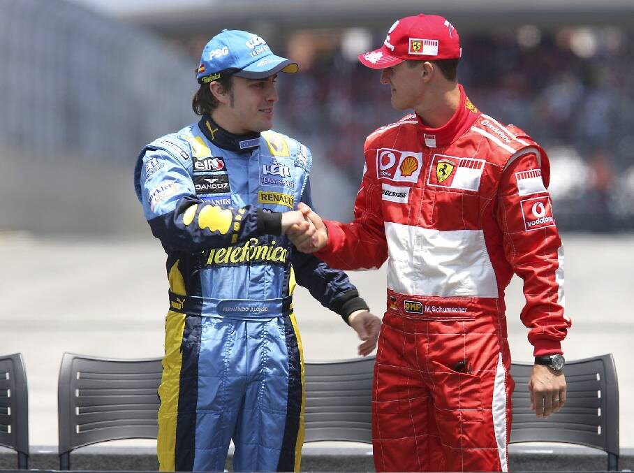 Foto zur News: Alonso über Michael Schumacher: "Ich habe so viel von ihm gelernt"