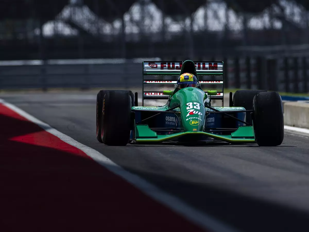 Foto zur News: Mick Schumacher: Jordan 191 "fühlt sich an wie ein Go-Kart"