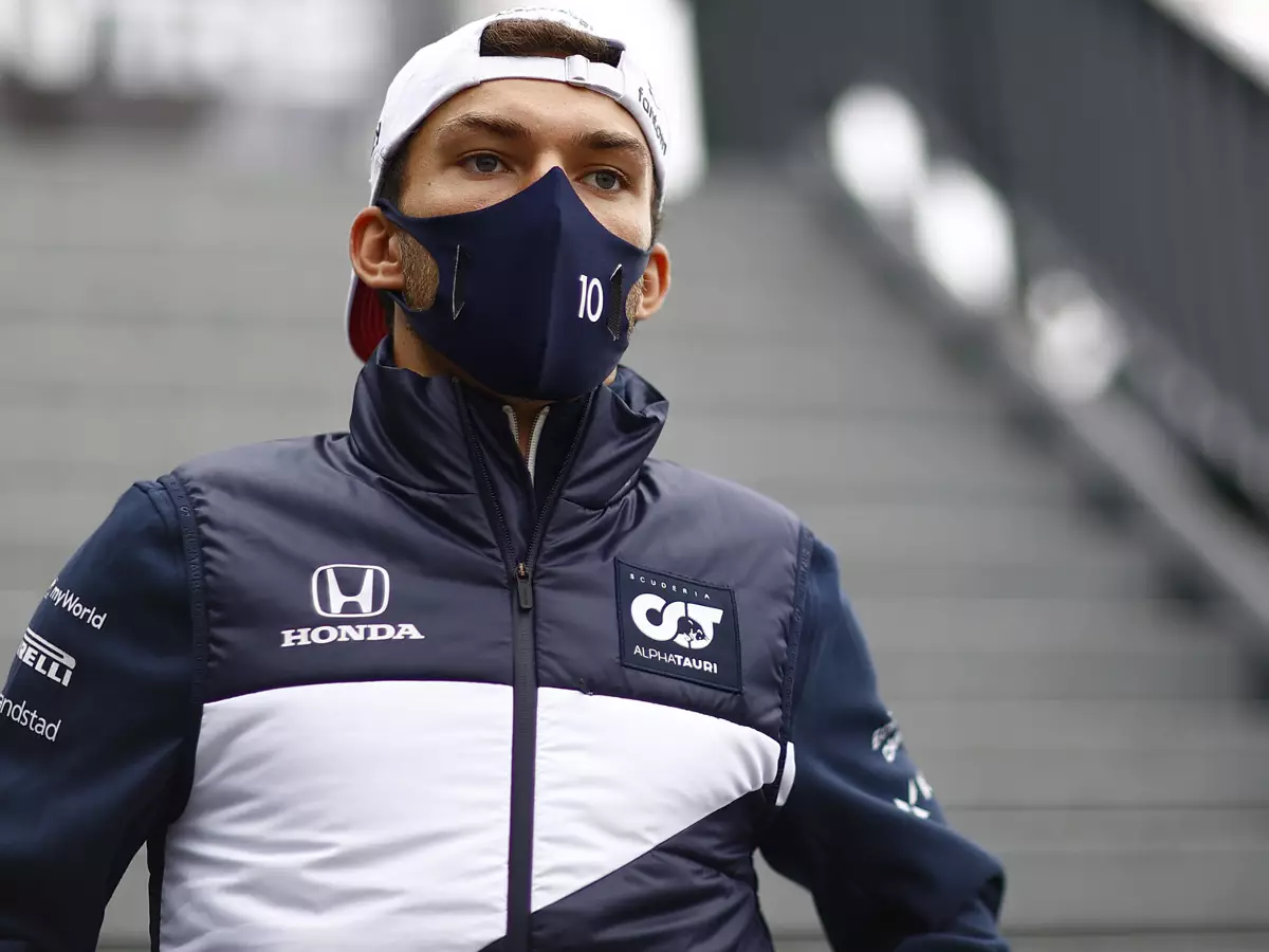 Foto zur News: Pierre Gasly sieht ein: Red Bull ist mit Verstappen #AND# Perez zufrieden