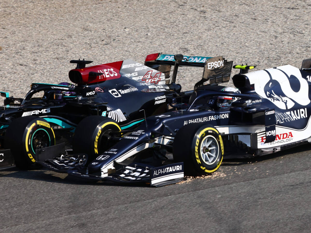 Foto zur News: Gasly-Crash im Sprint: Ricciardo hat keine Berührung gespürt