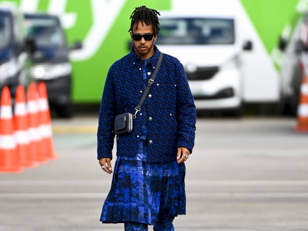 Foto zur News: Lewis Hamilton: Warum er in Istanbul einen extravaganten Kilt trägt