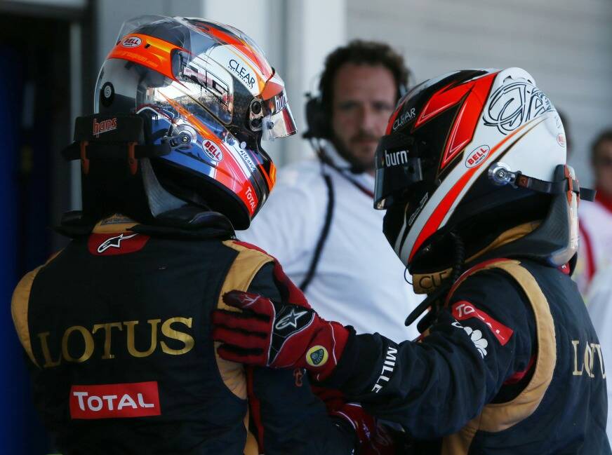 Foto zur News: Grosjean: So begrüßte ihn Räikkönen bei Lotus