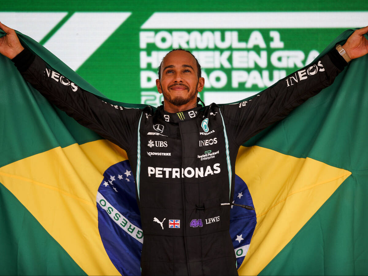 Foto zur News: F1 Sao Paulo 2021: Hamilton krönt Galavorstellung mit dem Sieg!