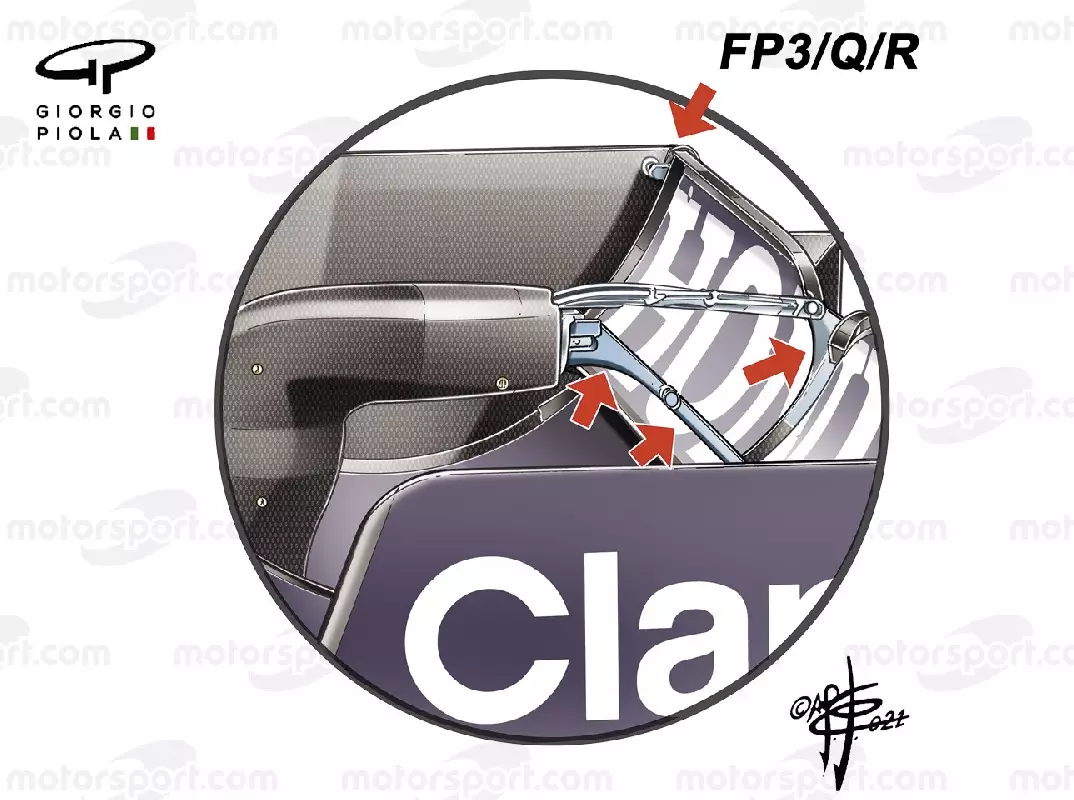 Giorgio Piola Foto zur News: Formel-1-Technik: Red Bull sucht weiter nach Lösung für Heckflügel-Probleme