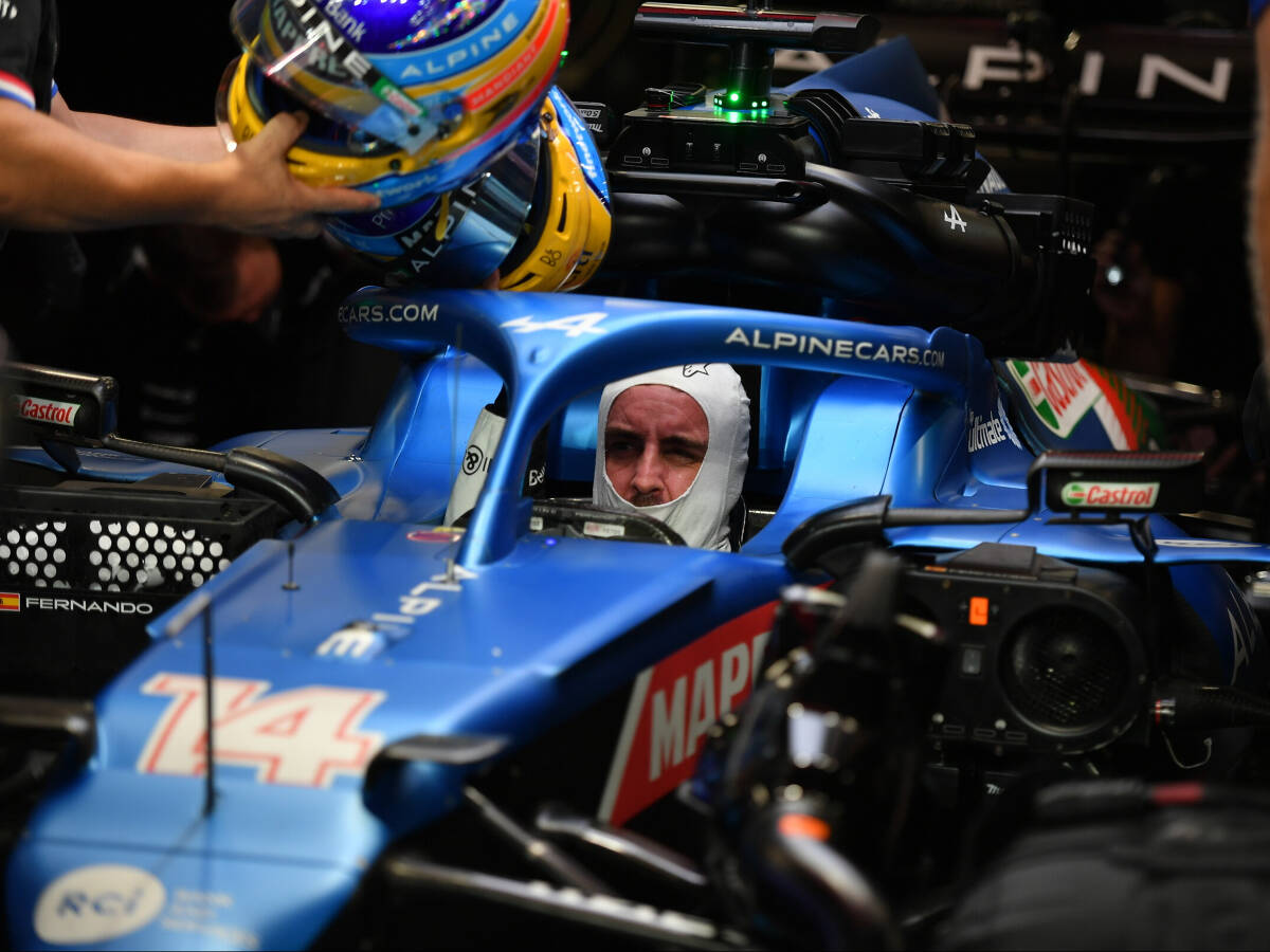 Foto zur News: Fernando Alonso klagt nach Q2-Aus in Dschidda: Alpine "sehr übersteuernd"