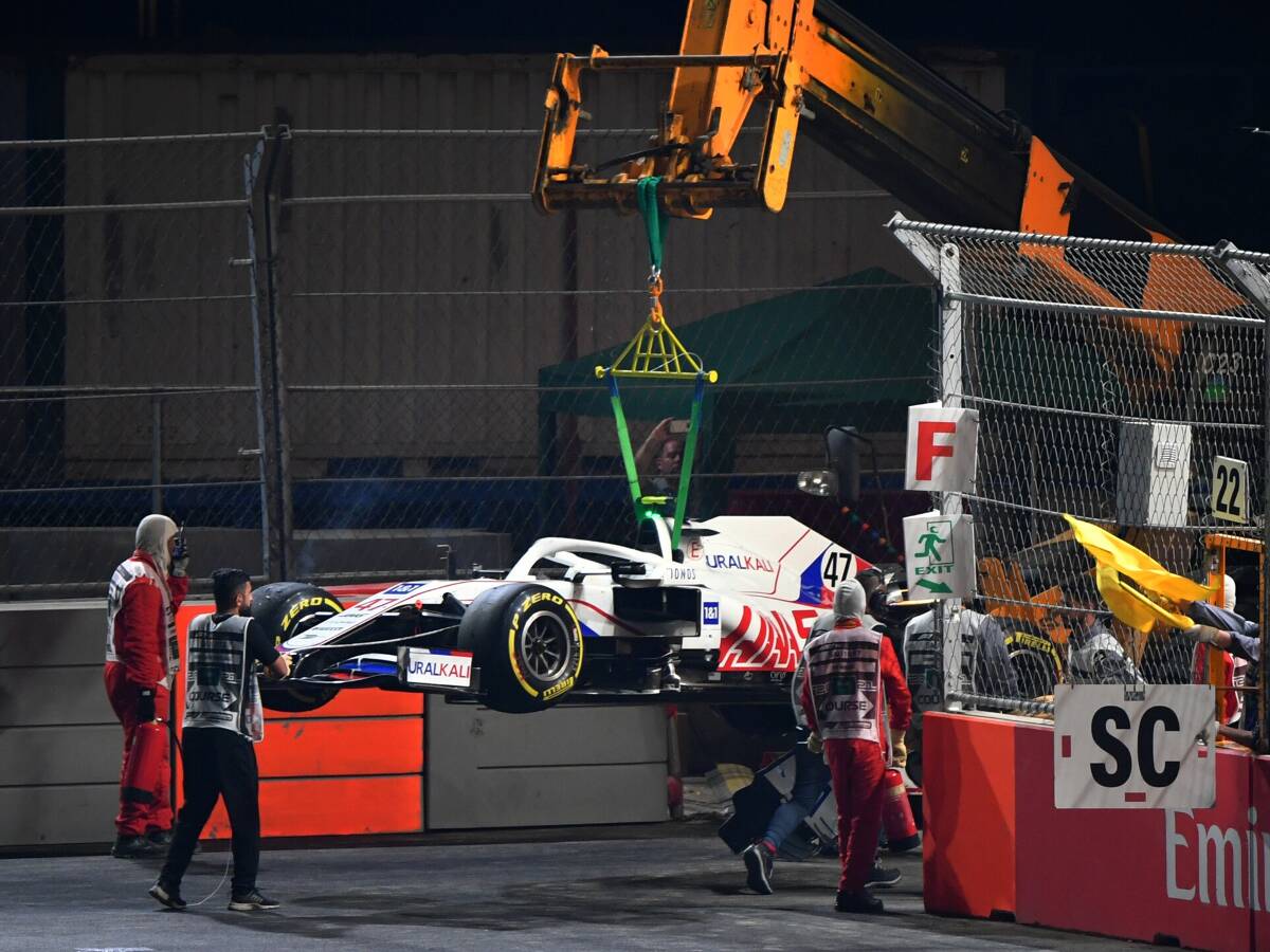 Foto zur News: Haas-Team in Abu Dhabi am Limit: Fahrer dürfen Freitag nichts riskieren