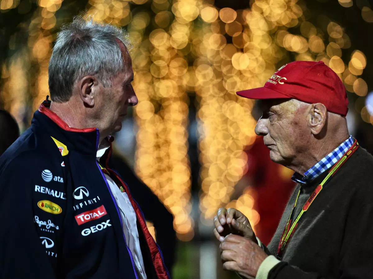 Helmut Marko, Niki Lauda Foto zur News: Helmut Marko: Mit Niki Lauda wäre das nicht so eskaliert