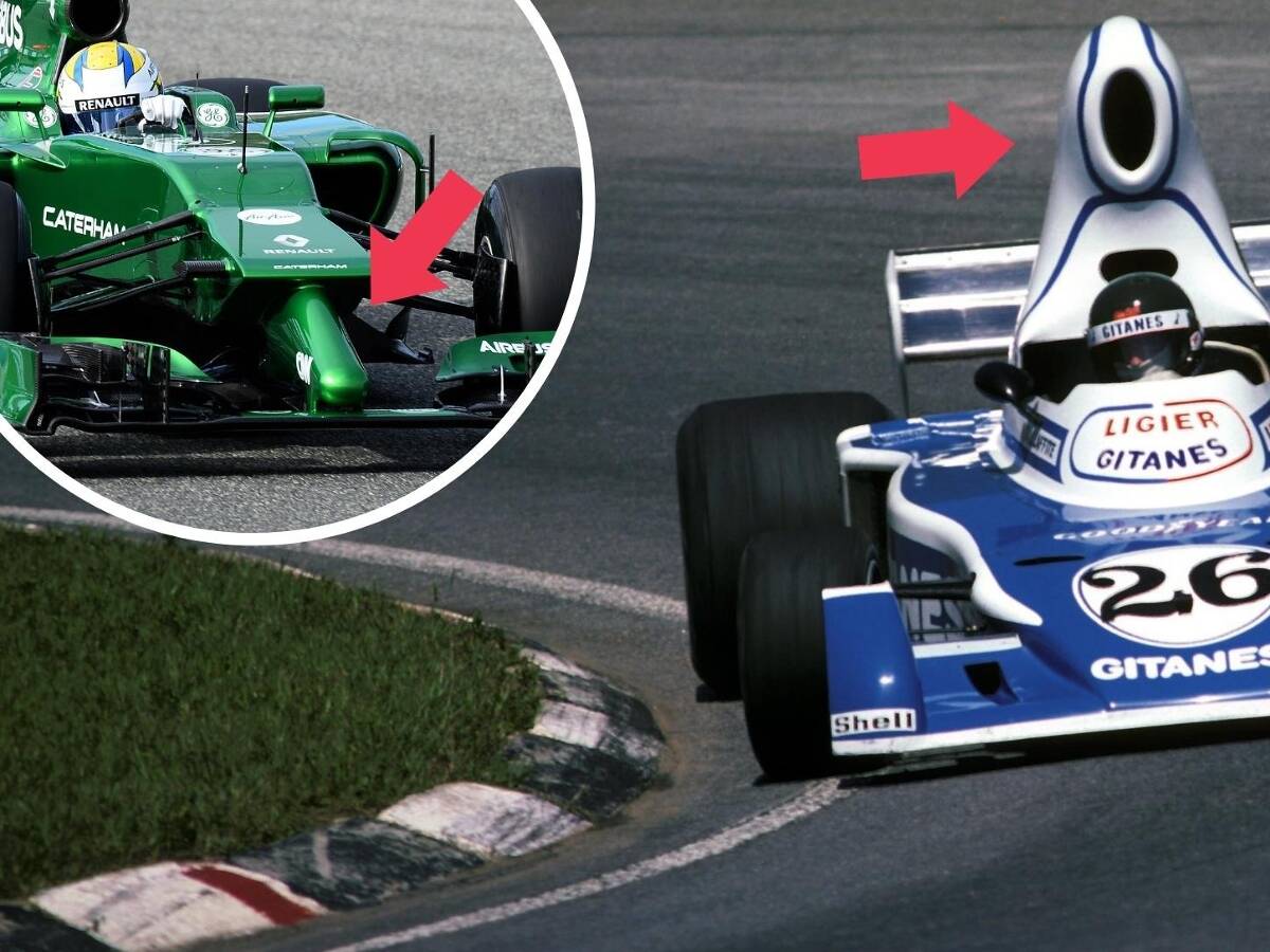 Foto zur News: So hässlich waren Formel-1-Autos (manchmal) nach Regeländerungen!