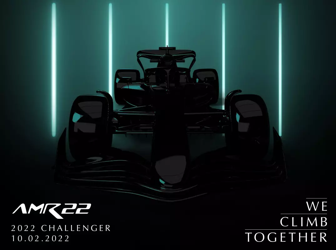 Teaser Aston Martin AMR22 Foto zur News: Aston Martin zeigt echten AMR22: Testdebüt bereits am Freitag!