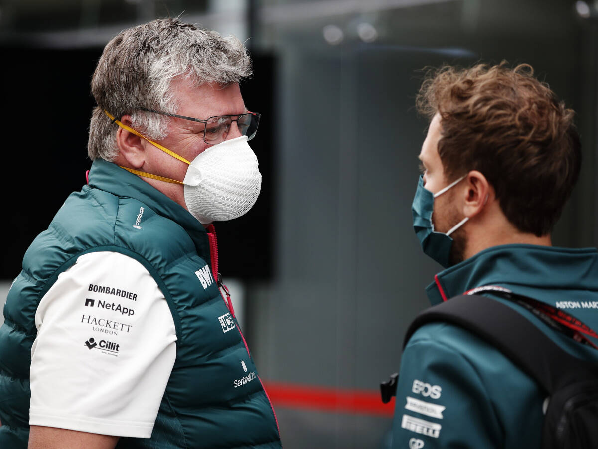 Foto zur News: Sebastian Vettel: Kleiner "Schluckauf" ohne Teamchef Szafnauer?