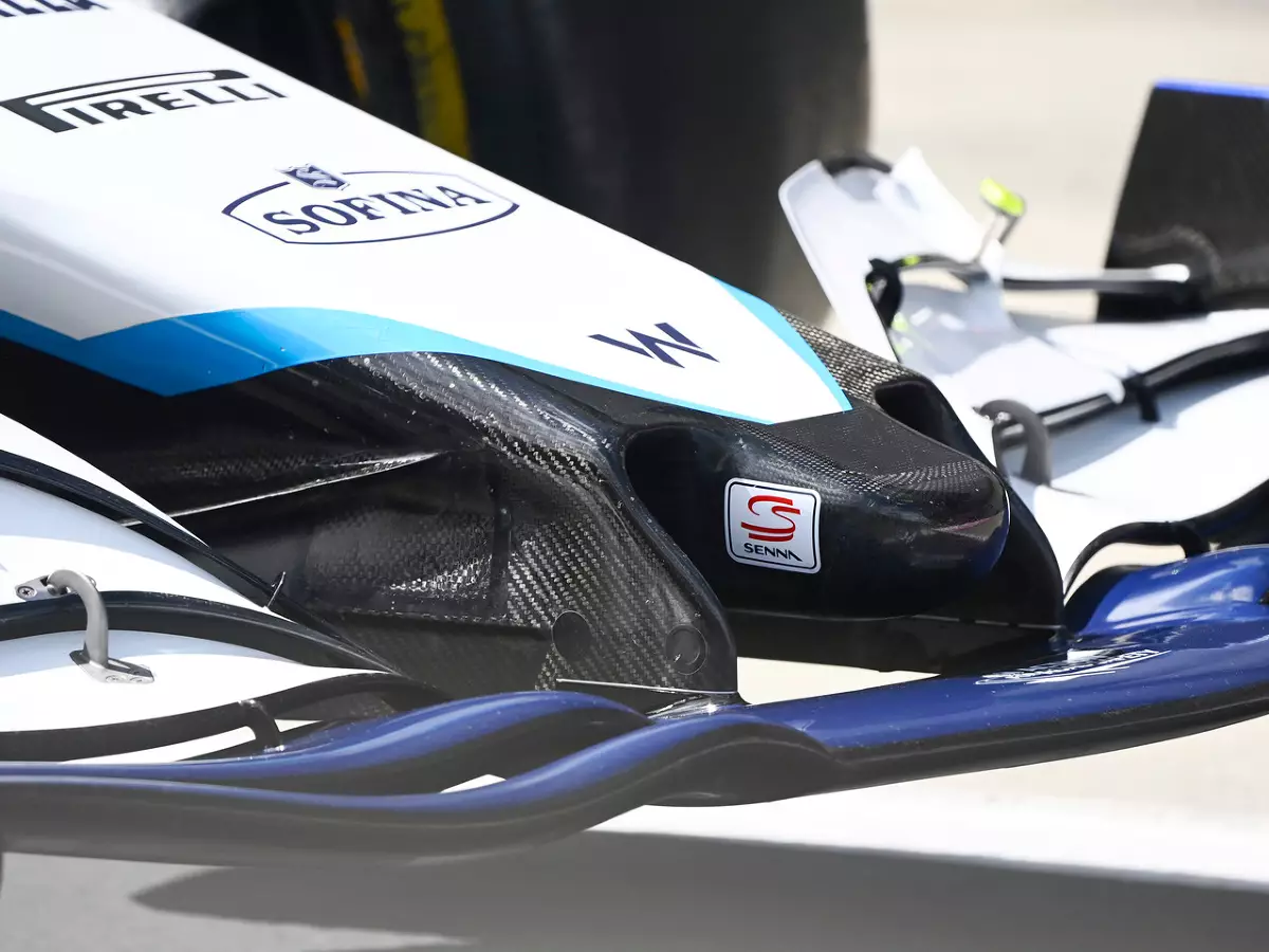 Senna-Logo auf dem Williams FW43B Foto zur News: Nach 27 Jahren: Williams verzichtet auf Senna-Logo auf dem Auto